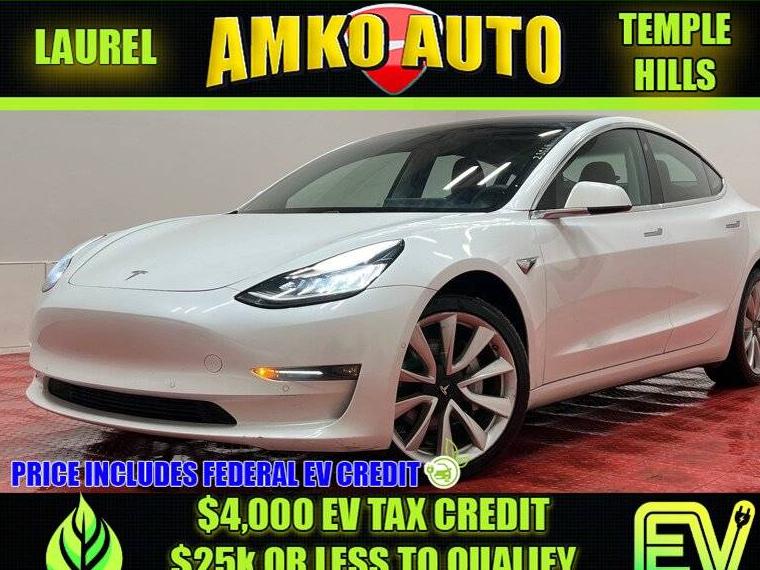 TESLA MODEL 3 2019 5YJ3E1EB0KF454106 image